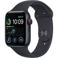 Apple Watch SE 2nd Generation (GPS+Cellular) 44mm Aluminum Case with Midnight Sport Band - M/L
