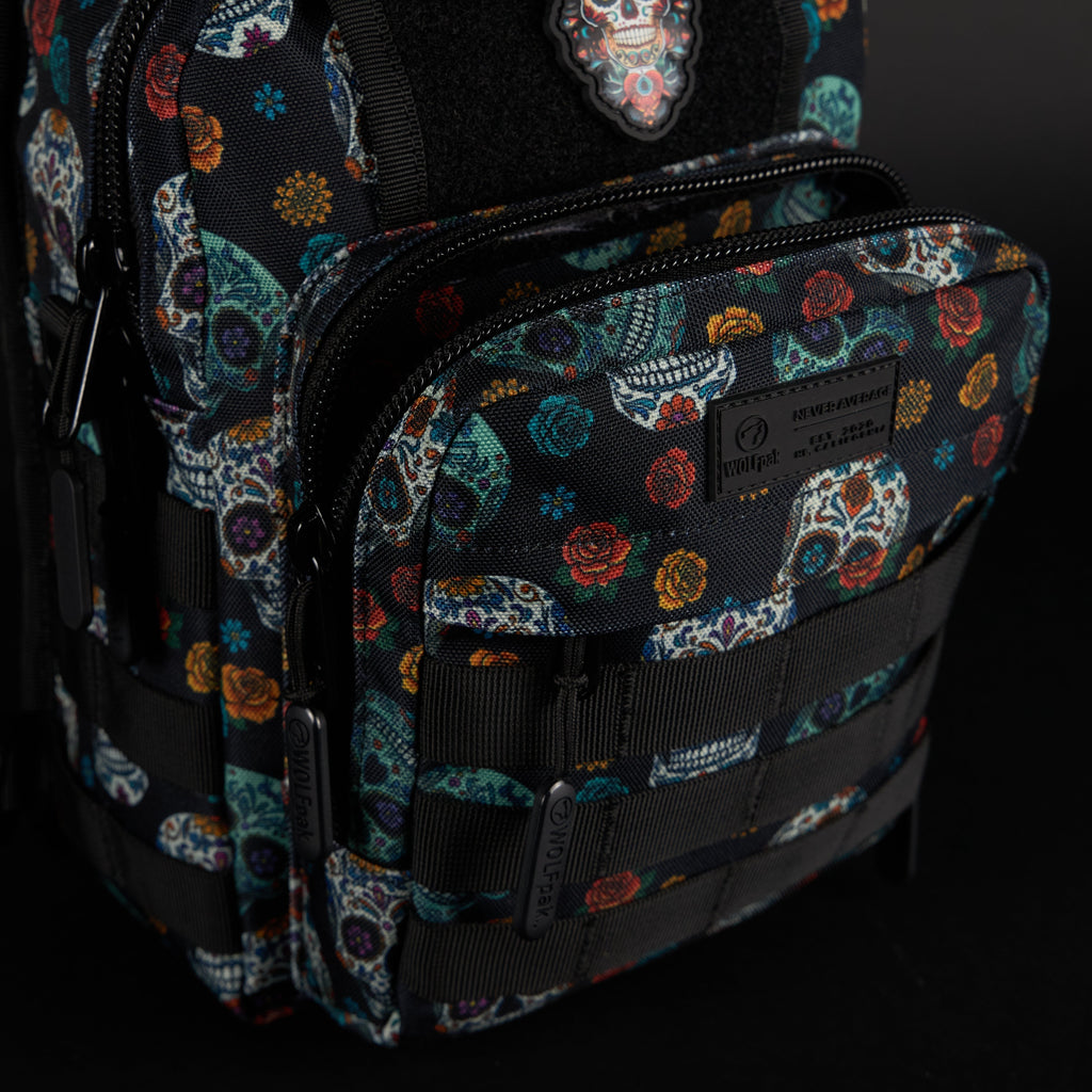 9L Tactical Sling Bag D??a de Los Muertos