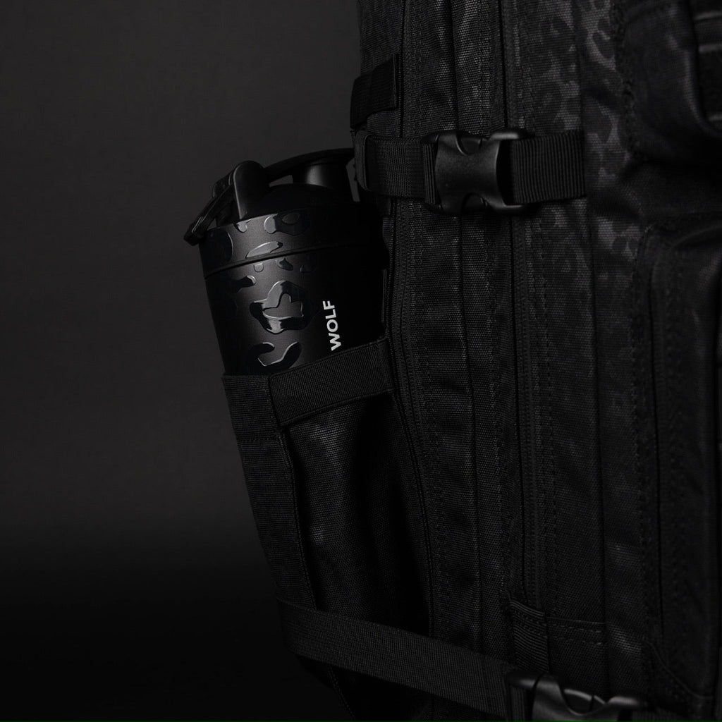 25L Backpack Black Leopard