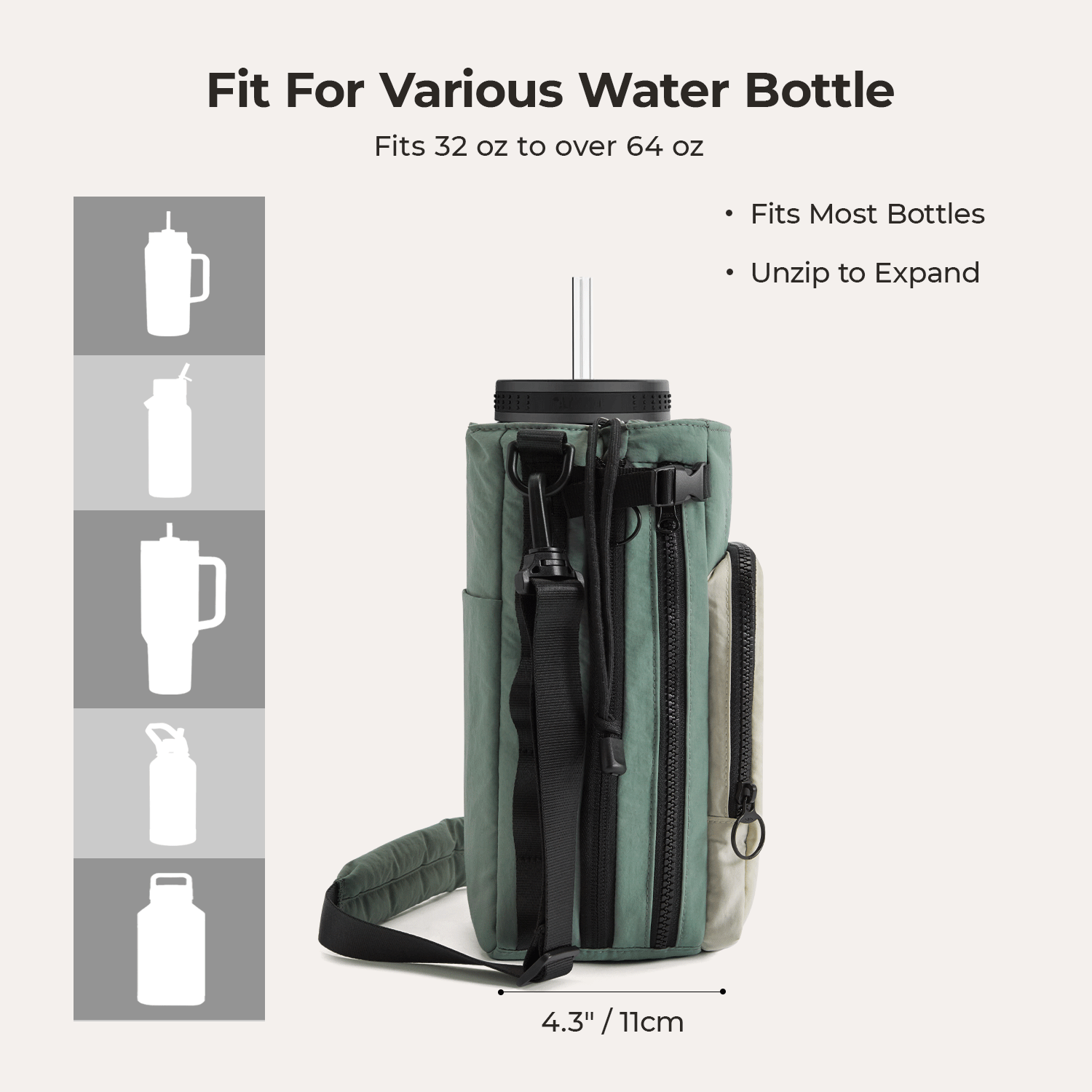 (FREE GIFT) Paz Water Bottle Sling